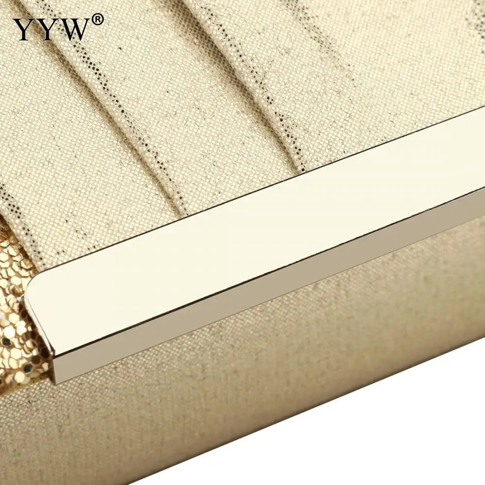 Women Clutch Bag Sequin Patchwork Handbag Shoulder Glitter Evening Purse