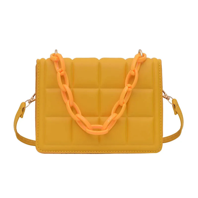 Embossed Flap Crossbody Bag Mini Handbag for Women