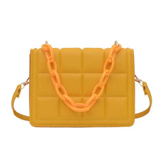 Embossed Flap Crossbody Bag Mini Handbag for Women