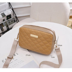 Embroidered Messenger Bags Printing PU Leather Shoulder Crossbody Bag for Women