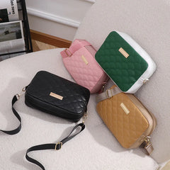 Embroidered Messenger Bags Printing PU Leather Shoulder Crossbody Bag for Women