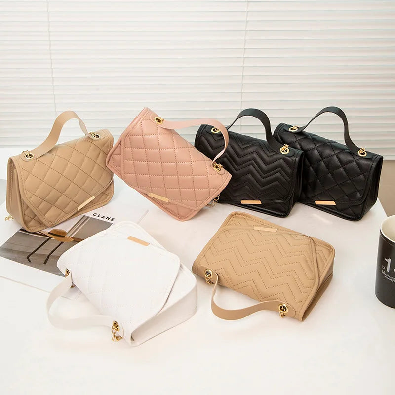 Embroidered Small Square Bag Ladies Handbag Outdoor Shoulder Handbag