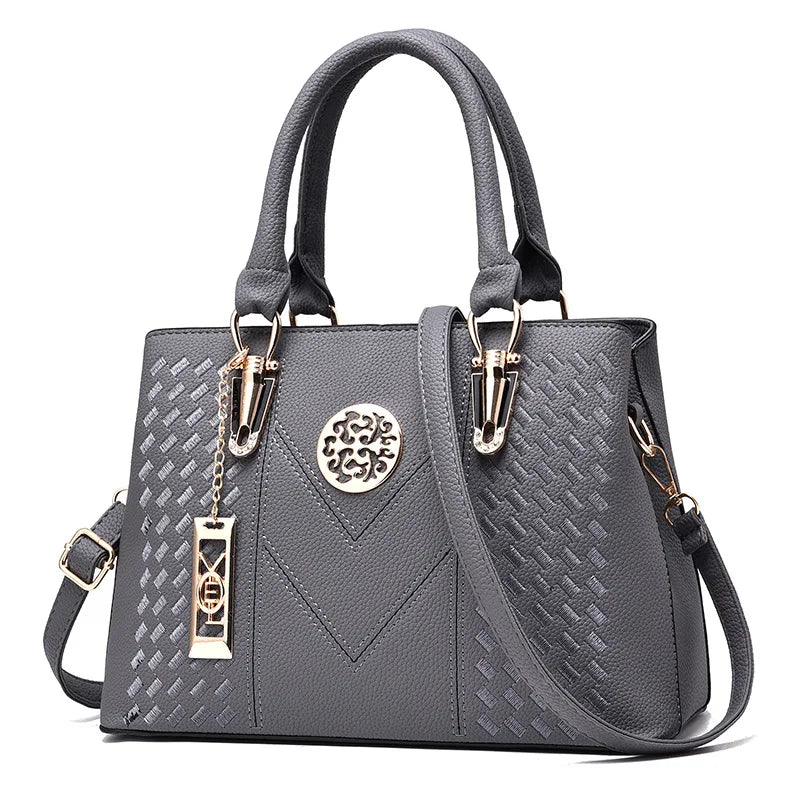 Embroidery Messenger Bags Women Leather Handbags Ladies Hand Bag