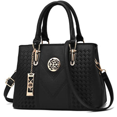 Embroidery Messenger Bags Women Leather Handbags Ladies Hand Bag