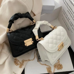 Embroidery Thread Chain Crossbody Bag Women Shoulder Handbag