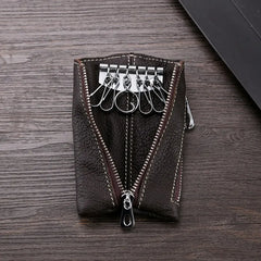 Etaofun Retro Leather Key Holder for Men & Women