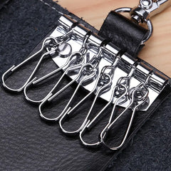Etaofun Men's Leather Housekeeper, Retro Vintage Key Holder