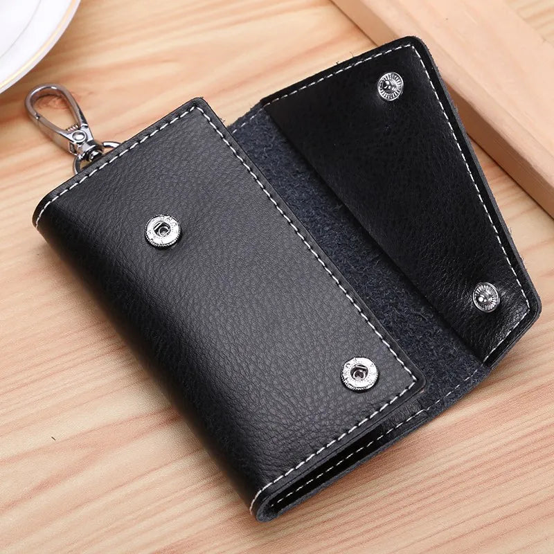 Etaofun Men's Leather Housekeeper, Retro Vintage Key Holder