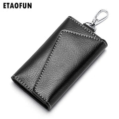 Etaofun Men's Leather Housekeeper, Retro Vintage Key Holder