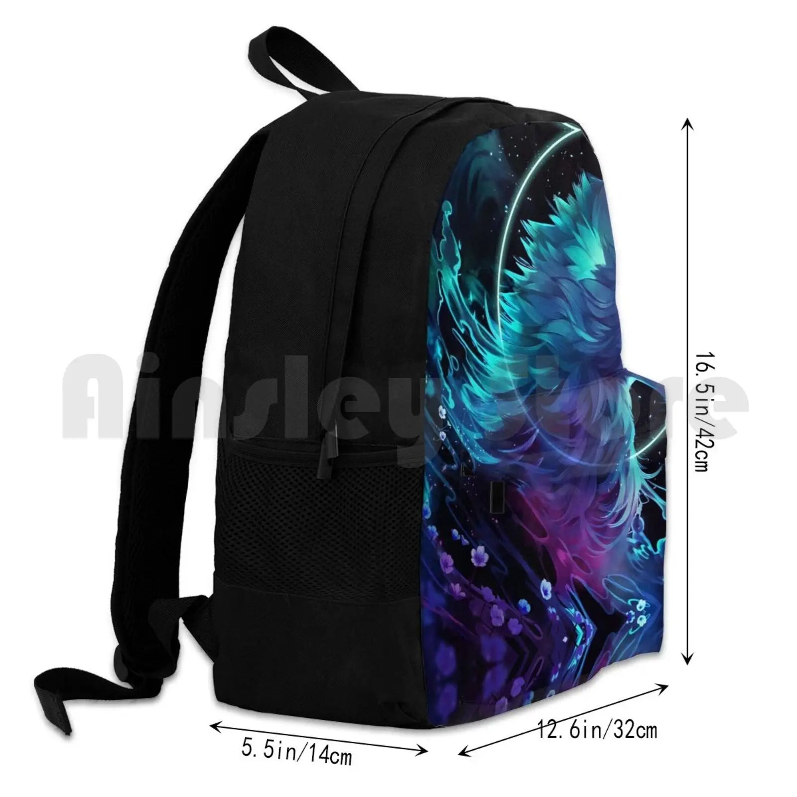 Ether Outdoor Hiking Backpack Clockbirds Wolf Dog Can