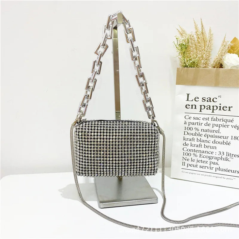 Evening Diamonds Clutch Handbags Bling Shoulder Bag Women Messenger Bags