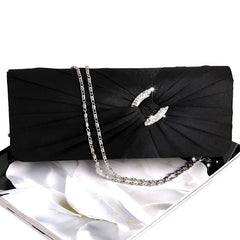 Evening Bling Rhinestone Bridal Clutch Bag Chain