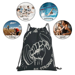 Gym Fitness Backpack Bag Ropes Drawstring Bag Women Backpacks