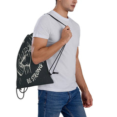 Gym Fitness Backpack Bag Ropes Drawstring Bag Women Backpacks