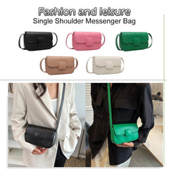 Women Candy Messenger Crossbody Bag Leisure Ladies PU Leather Shoulder Bag
