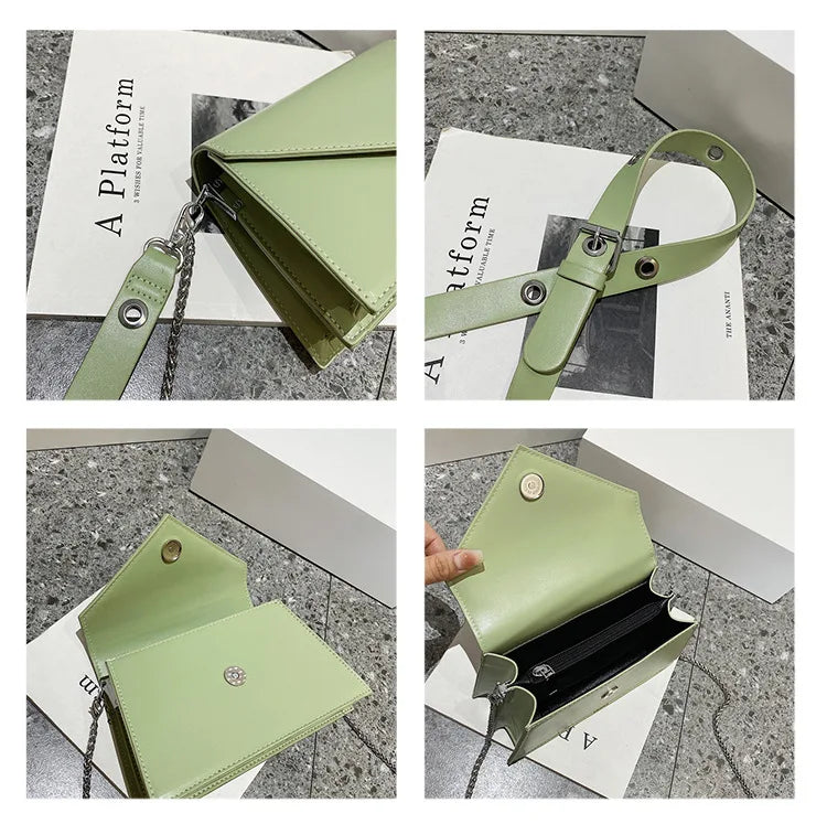 Famous Shoulder Messenger Bags Triangle Cover Women Purse and Handbags