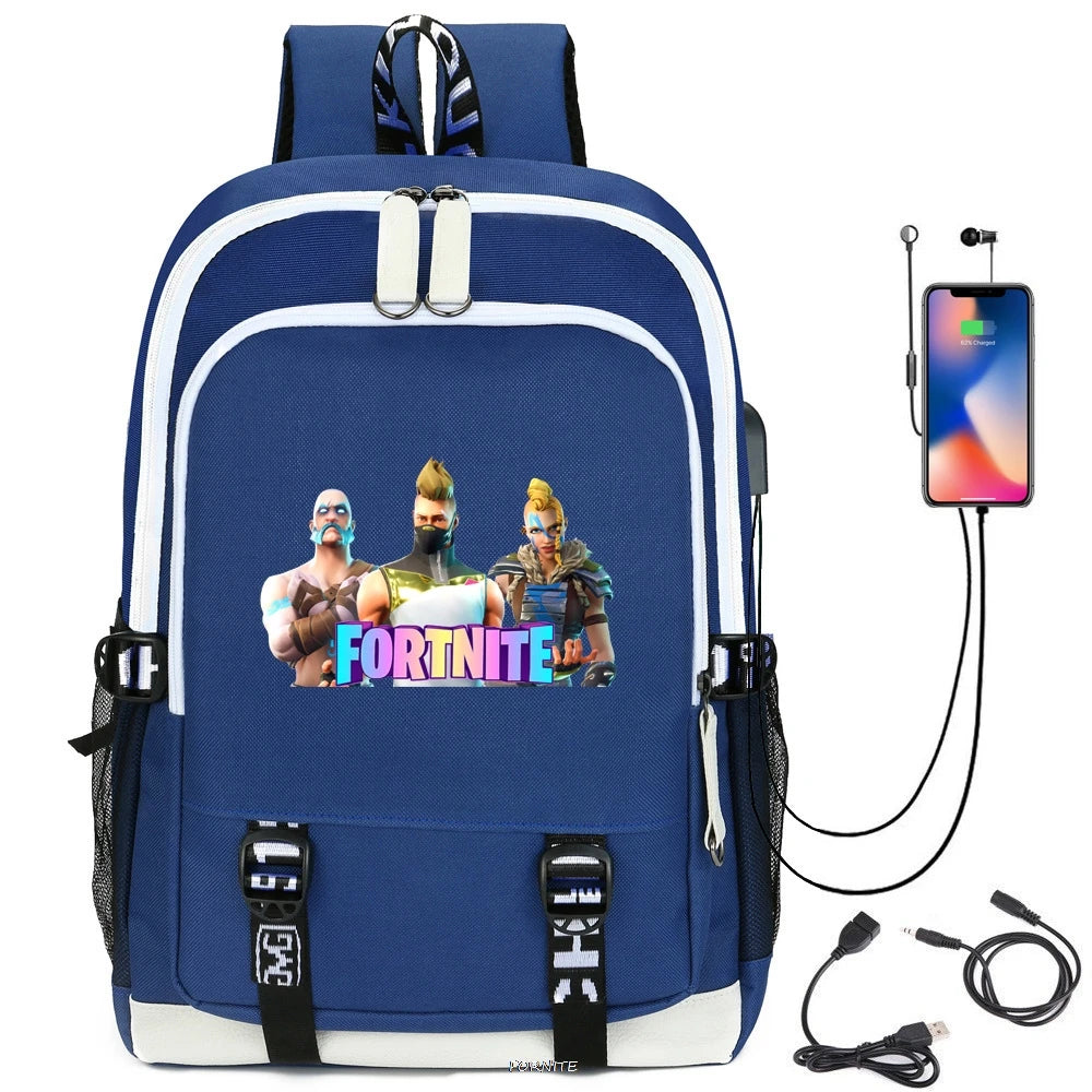 USB Charging Travel Backpack Student Bag Large Capacity