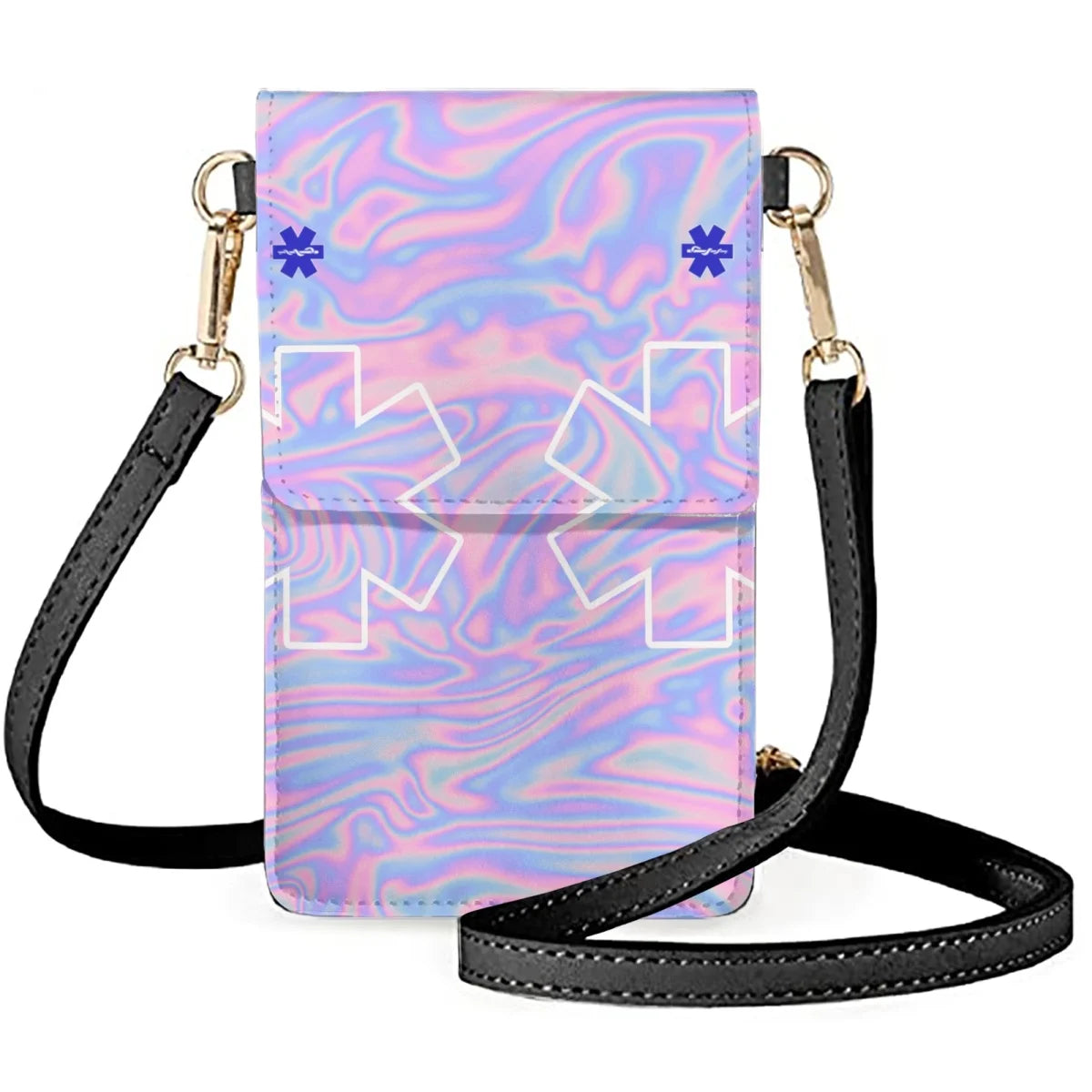 Women's EMT Mark Leather Phone Bag