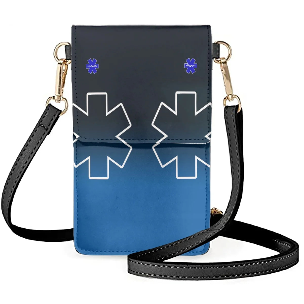 Women's EMT Mark Leather Phone Bag