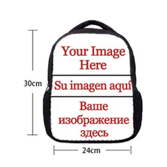 Cartoon Planets Print School Bags for Kids Boys Girls Galaxy Backpacks