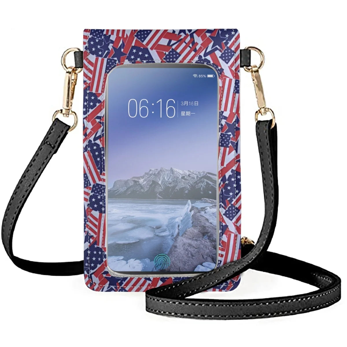 UAE Flag Cellphone Bag, Protective Shoulder Bag