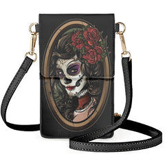 Gothic Style Makeup Bag Dead Girl Women's Clutch Handbag