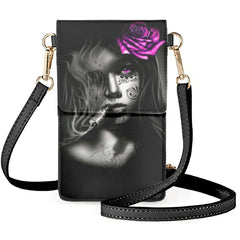 Gothic Style Makeup Bag Dead Girl Women's Clutch Handbag