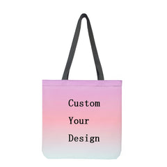 Floral Puppy Print Backpack - Eco-Friendly Shopping Bag