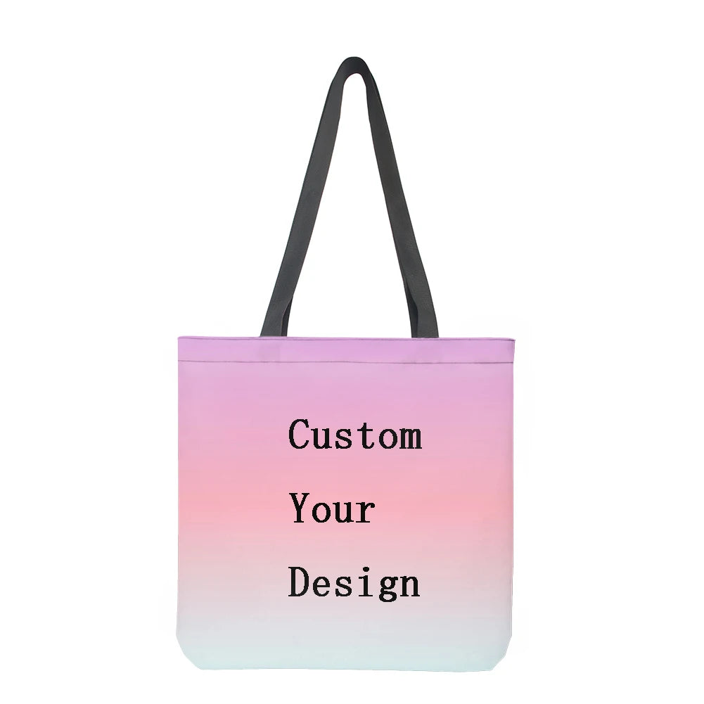 French Bulldog Print Handbag Girls Travel Leisure Storage Bag Shoulder Bags