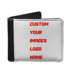 Funny Pug Print Leather Wallet Men Carteras