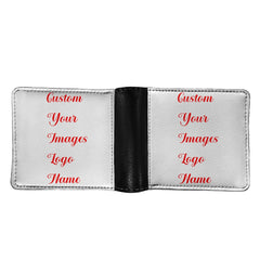 Funny Pug Print Leather Wallet Men Carteras