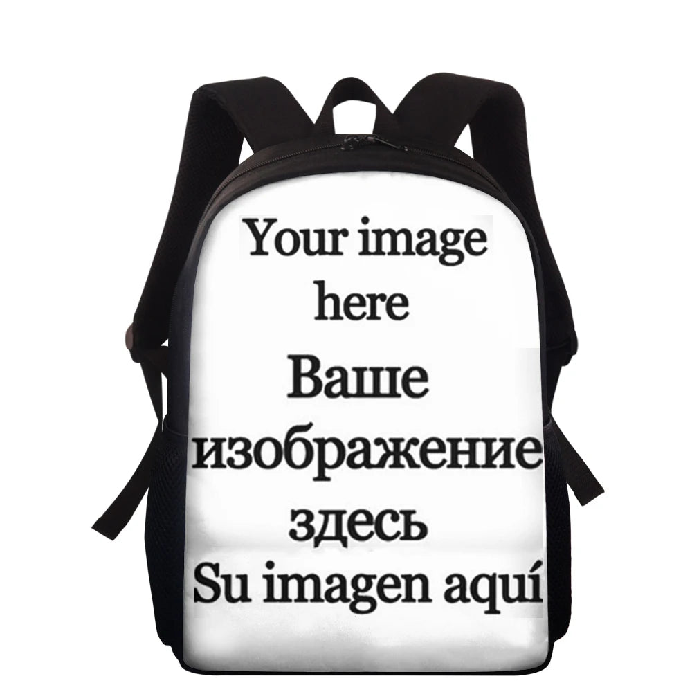 Sunflower Print School Bag for Little Girls 15inch