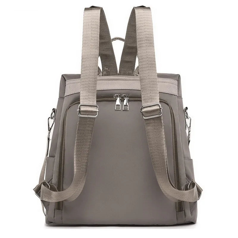 Anti-theft Travel Backpack Oxford Female Backpack Shoulder Bag Diamond Lattice