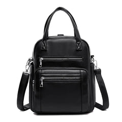Vintage Leather Backpack Crossbody Bag Star Style WLHB2460