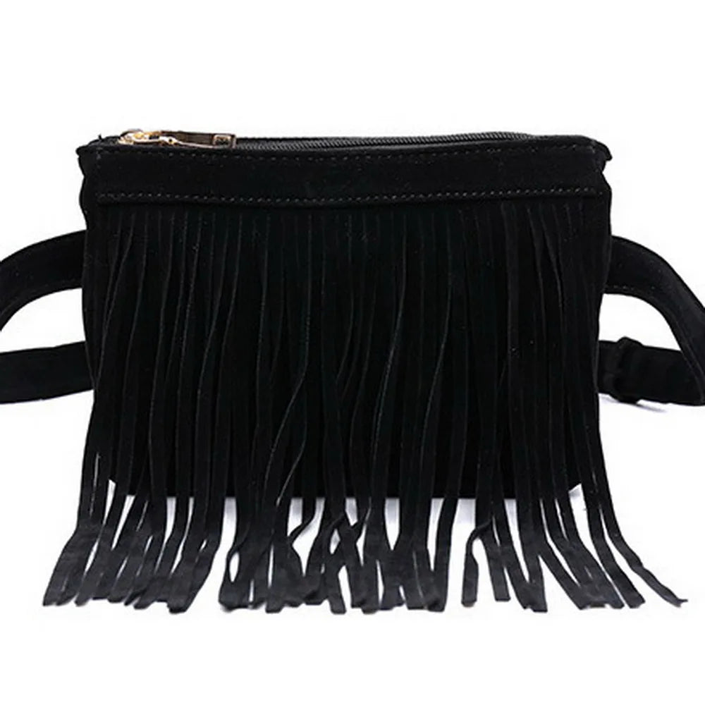 Arrival Women Waist Pack Vintage Tassel Bag WLAM0144