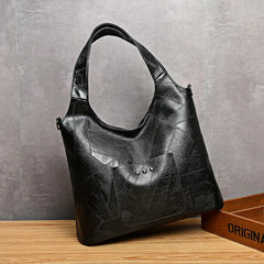 Retro Vintage Tote Bag Rivets Shoulder Bag Classic Crossbody Handbag