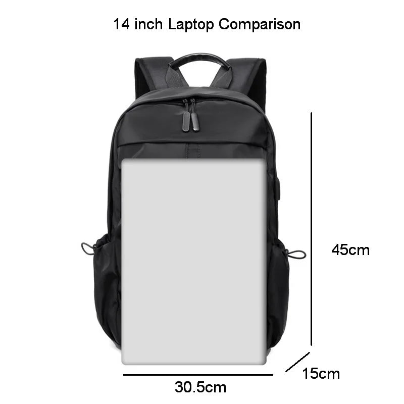Waterproof Oxford Backpack Laptop Bag Large Capacity Travel Bag Student Bag