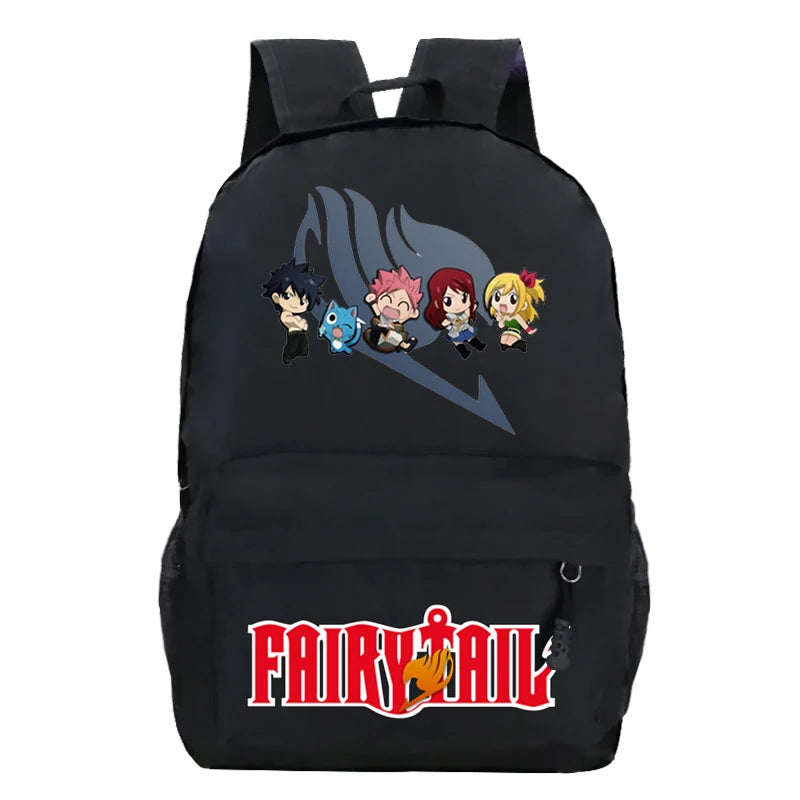Fairy Tail Backpack Children's Boys Girls School Gift Rucksack Laptop Bag