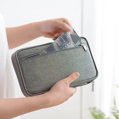 Waterproof Family Travel Wallet Passport Holder Organizer Bag