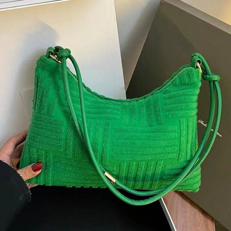 Women's Soft Cotton Messenger Bag Stripe Crossbody Sac