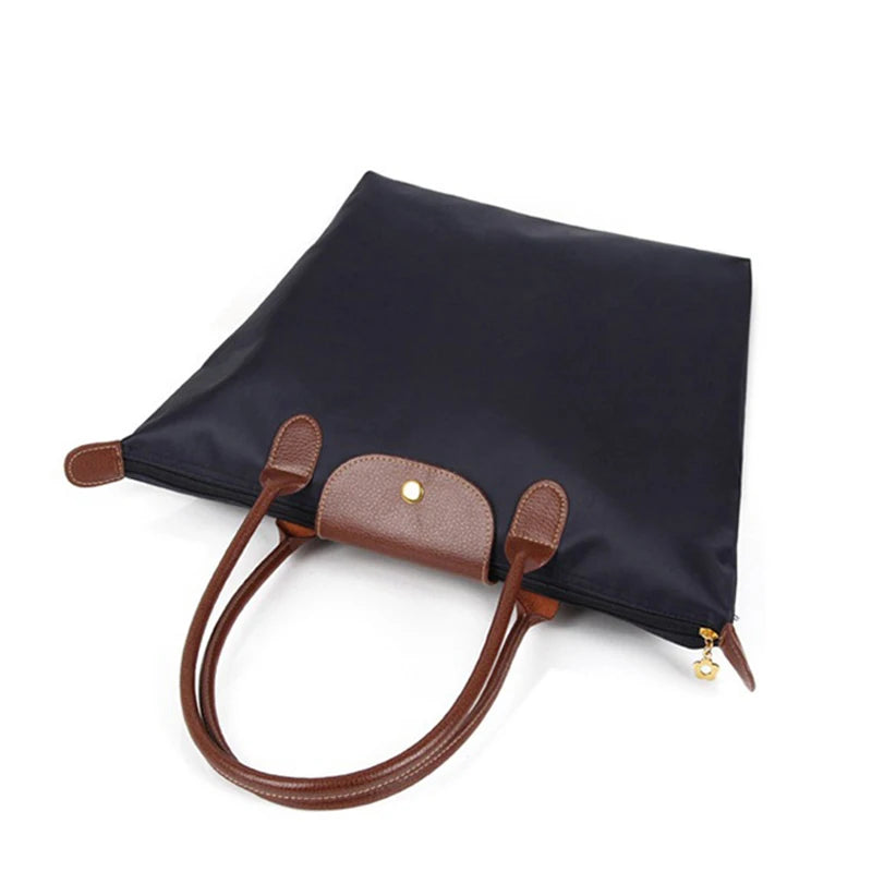Waterproof Nylon Shoulder Bag Folding Beach Tote Bolsa Sac