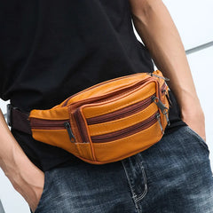 Leather Fanny Pack Waist Bag Crossbody Handbag