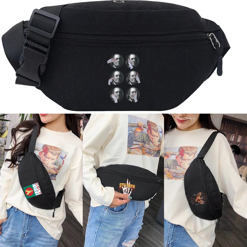 Women Mini Fanny Pack Waist Bag Belt Pouch for Travel