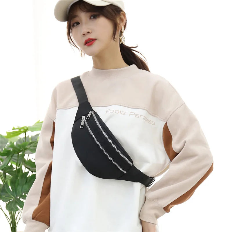 Waterproof Fanny Pack Waist Bag Large Capacity Sport Travel Purse