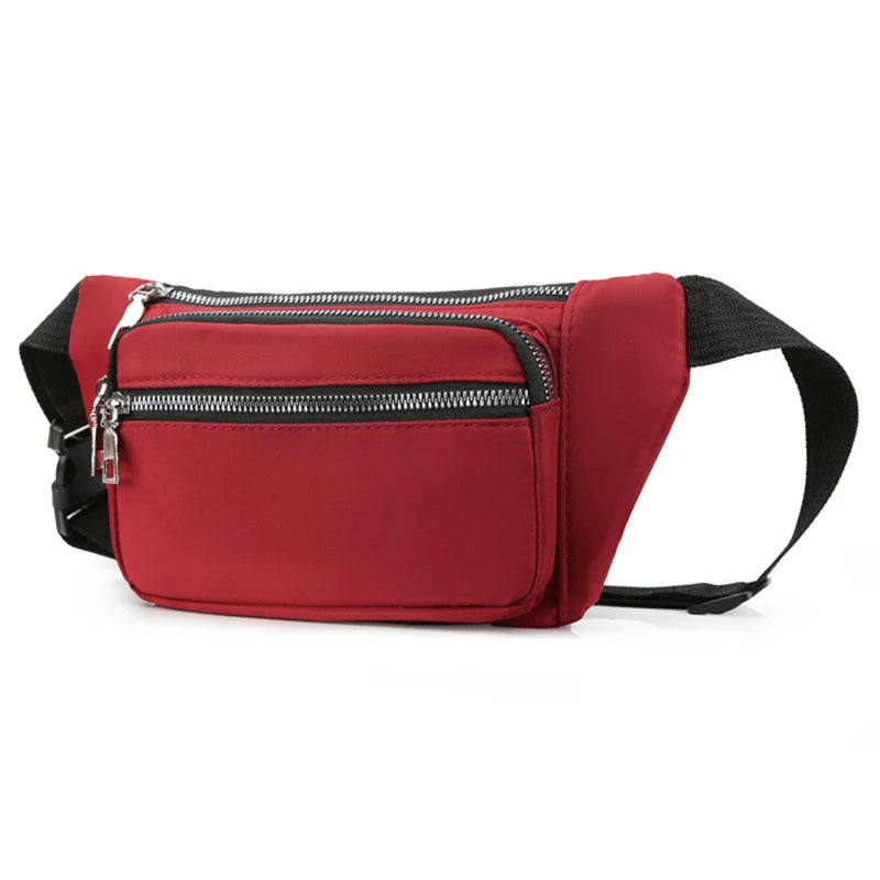 Women's Waist Bag Pack Adjustable Strap Travel Sports Large Capacity
