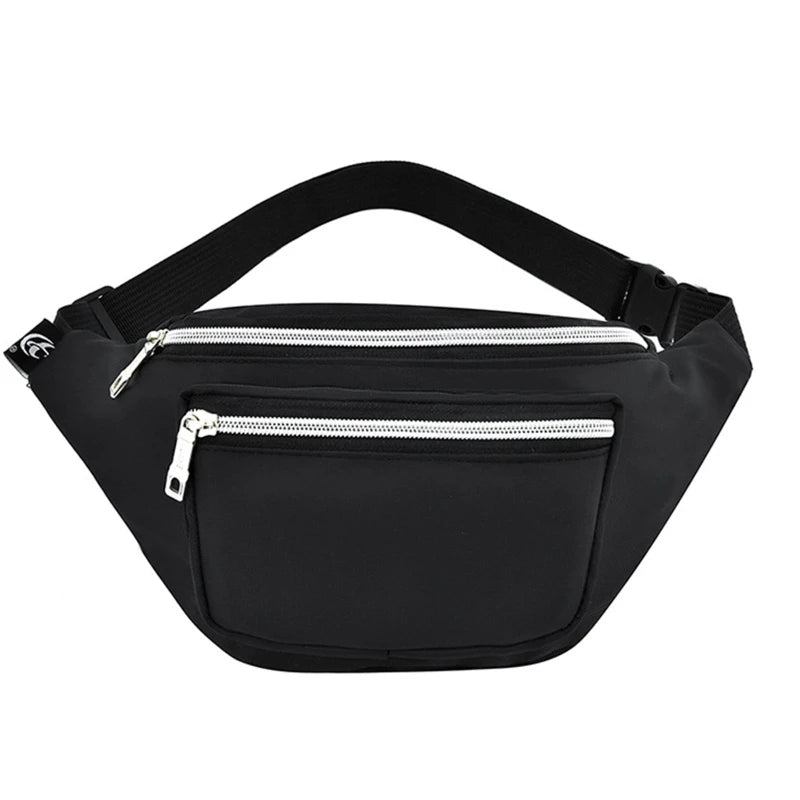 Nylon Fanny Pack Waist Bag Travel Sling Running Bags