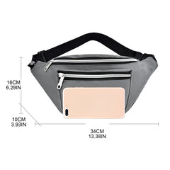 Nylon Fanny Pack Waist Bag Travel Sling Running Bags