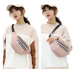 Nylon Fanny Pack Waist Bag Travel Sling Running Bags
