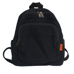 Preppy Style Women Backpack Canvas School Bag For Teenage Girls