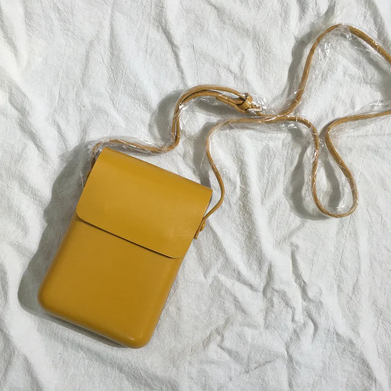 PU Leather Women Messenger Bag Small Crossbody Handbag